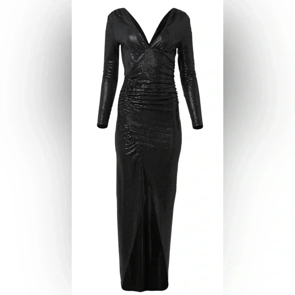 Sequin High-Slit Maxi Dress - Picture 3 of 16